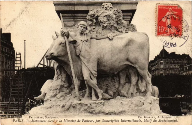 CPA PARIS 7e-Le Monument élevé á la Mémoire des Pasteur (327370)