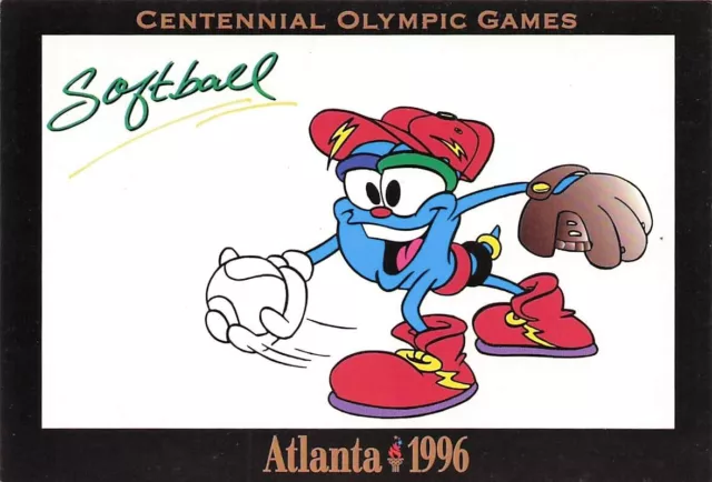 1996 Olympic Games Atlanta, original postcard.