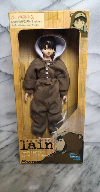SERIAL EXPERIMENTS LAIN Doll Teddy Bear Figure Toynami Rare