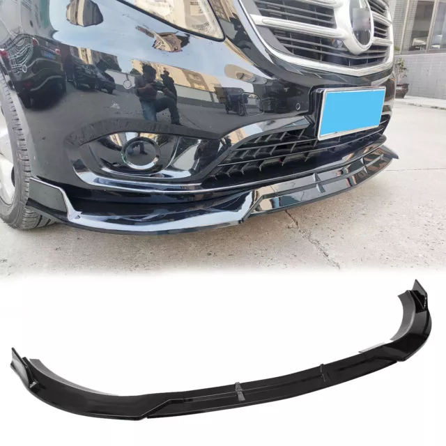 Für Mercedes-Benz Vito Frontansatz Frontspoiler Lippe Diffusor Schwarz Glanz