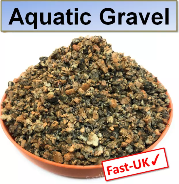 Natural Aquatic Gravel - Aquarium Fish Tank Grit Stone Substrate 0.5,1,2 kg