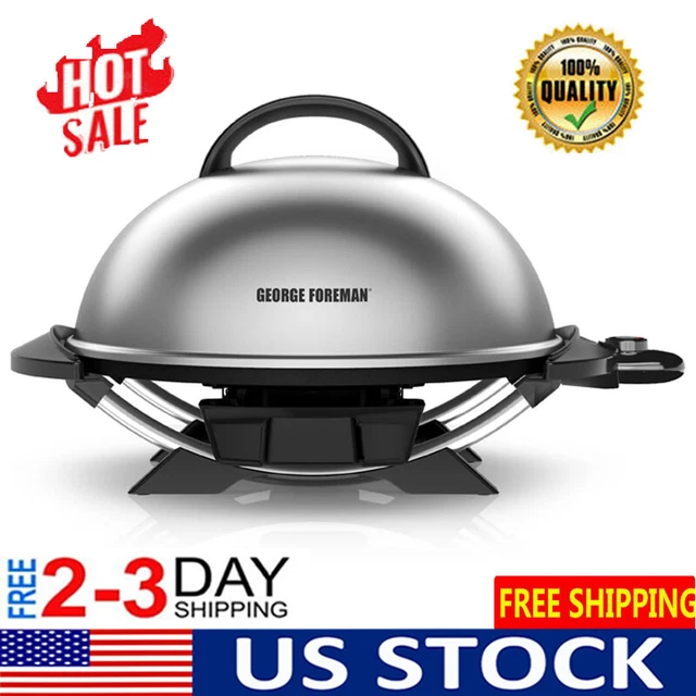15SERVING INDOOR/OUTDOOR ELECTRIC Grill Griddle Patio Removed Nonstick