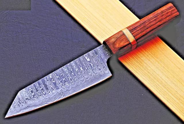 Japanese Shun Professional Chef Knife Custom Made- Hand Forged Damascus Stl 2735