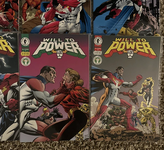 Dark Horse Comics Lot Will to Power #1-11 1994 NM 3