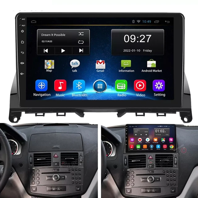 9 Zoll Android 14 Autoradio Für Mercedes A/B-Klasse - Mit CarPlay, Android Auto & GPS Navigation