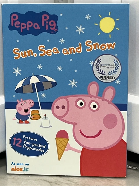 PEPPA PIG SUN Sea And Snow DVD Good Condition DVD Treehouse $18.00