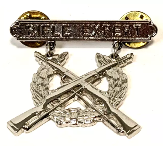 US MARINE CORPS USMC Rifle Expert Medal Award Qualification Badge ...