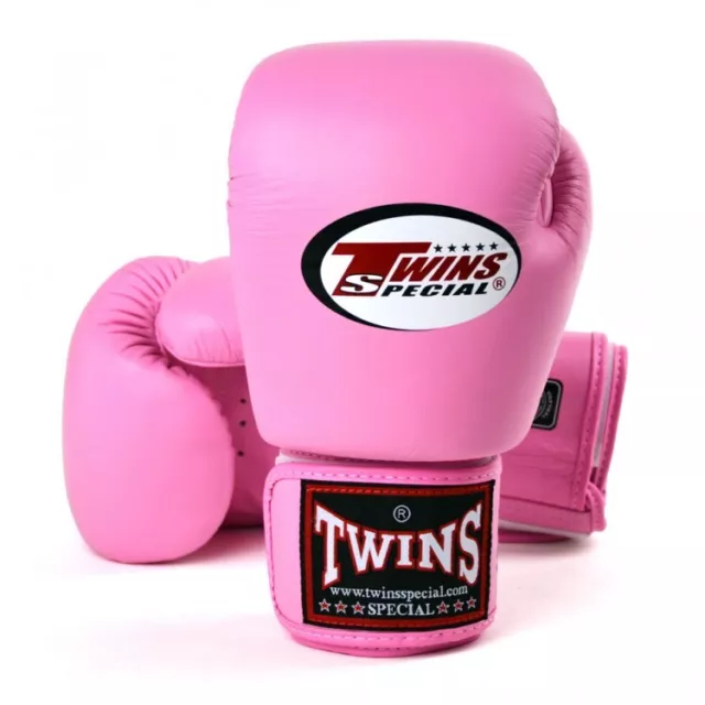 Twins Special BGVL3 Pink Blue Boxing Gloves Muay Thai MMA Kickboxing