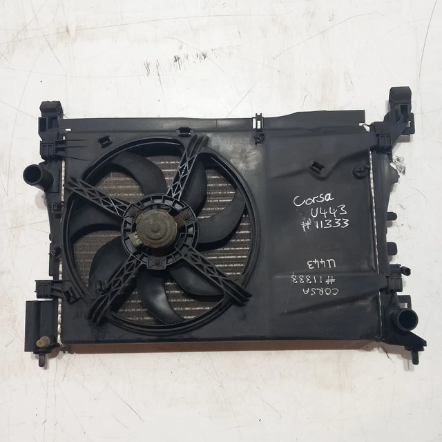 VAUXHALL CORSA RADIATOR Pack Rad Pack 1.2 Petrol A12Xer Vvt Ecotec4 Sxi ...