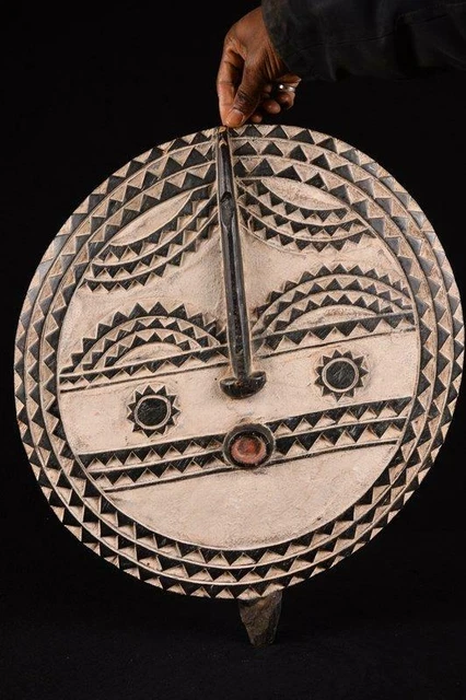 19153 African Old Bwa Sun Mask / Mask Burkina Faso