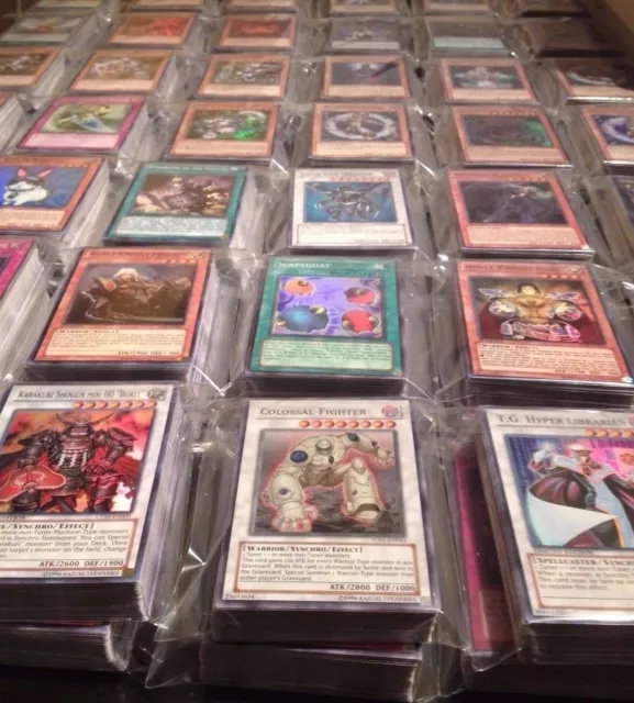 Yugioh 50 Card Holographic Foil Collection Lot! Supers Ultras Secrets All Holos!