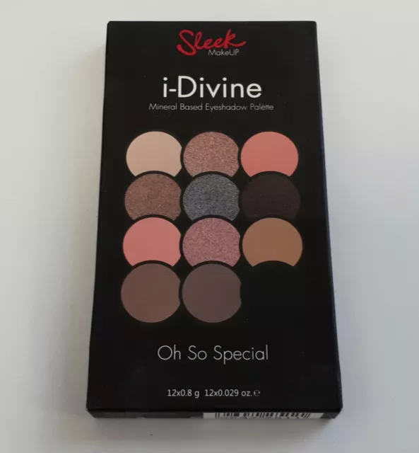 Sleek makeup i-Divine palette d'ombres à paupières Oh So Special /EBMJ