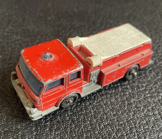 Matchbox 29 Fire Pumper Truck Vintage Original F Box Un-Used Circa 1970 NM Lesney England