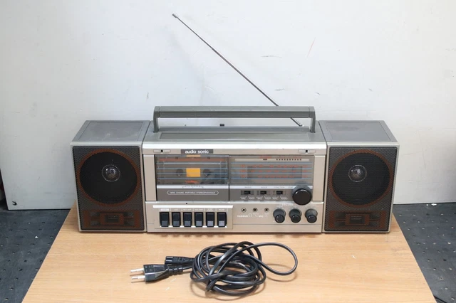 POSTE RADIO CASSETTE Schneider TR8457 Ghettoblaster,Boombox Révisé Par