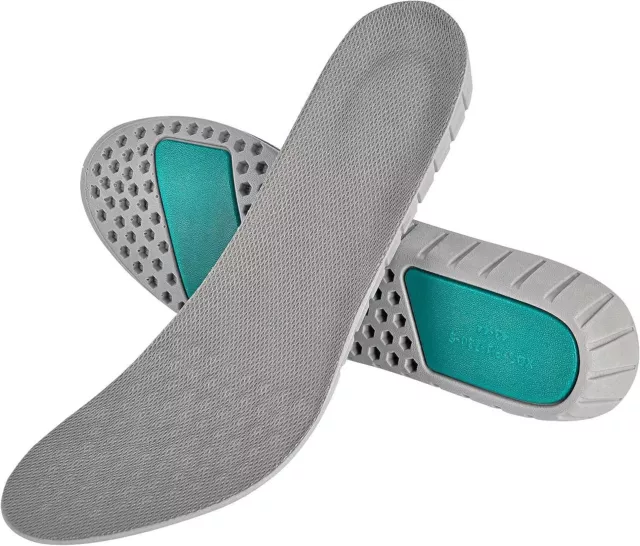 Soumit Memory Foam-Einlegesohlen Schuhe Gel-Einlegesohle mit Wabenmuster Sport