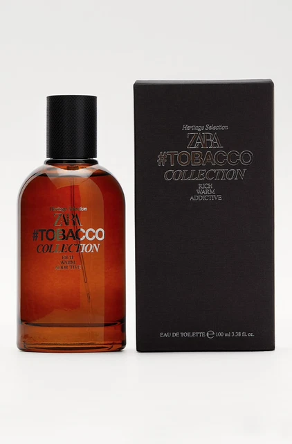ZARA MENS TOBACCO COLLECTION RICH WARM ADDICTIVE EAU DE TOILETTE 100 ML New  £31.99