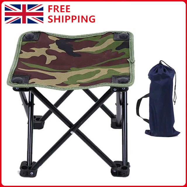 Folding Stool Telescoping Seat Collapsible Portable Outdoor Travel Camping Chair