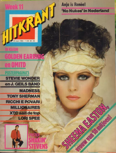 Hitkrant 1982 # 11 - Shakin' Stevens(Poster)/Sheena Easton)/Omd/J. Geils Band