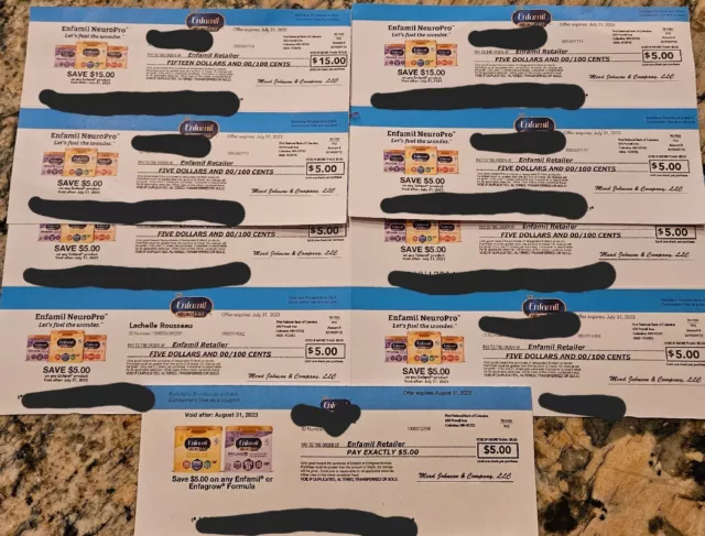 Enfamil Formula Coupon Checks $55