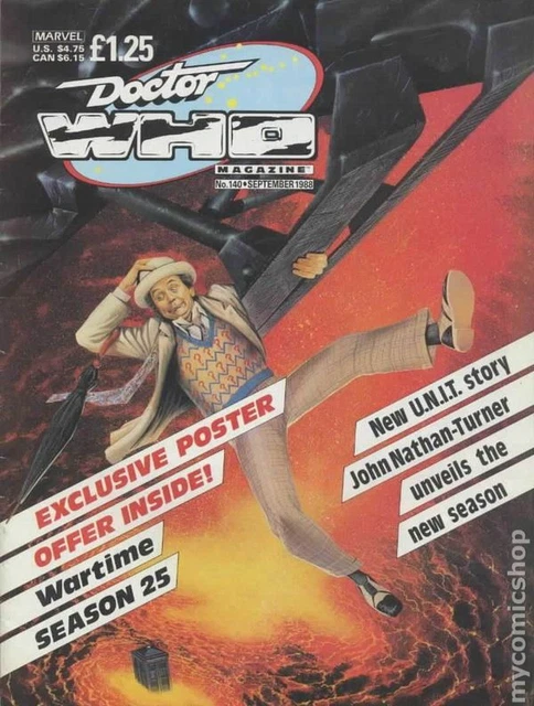 Doctor Who Magazine #140 FN 1988 Stock Image