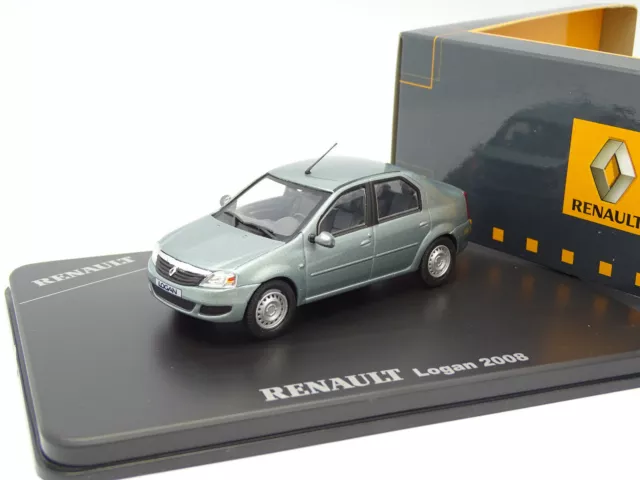 Modèle Réduit Renault Logan 2008 Bleu Électrique - Eligor échelle 1/43 - Réf. AH403