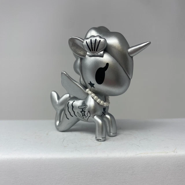 Tokidoki Unicorno Mermicorno Hot Topic Exclusive Sirena Silver Platinum Figure