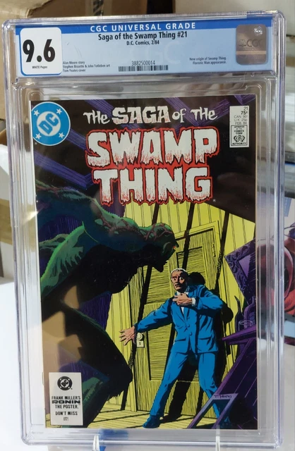 Saga of the Swamp Thing #21 CGC 9.6 DC 1984 1st Modern Origin story! Alan moore
