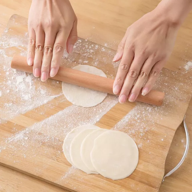 Rodillo de madera para hacer Pasta albóndigas rollo de masa para Fondant, 1 ud 2