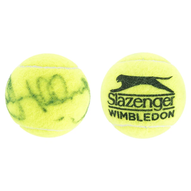 Autographed John McEnroe Tennis ball - Wimbledon Champion +COA