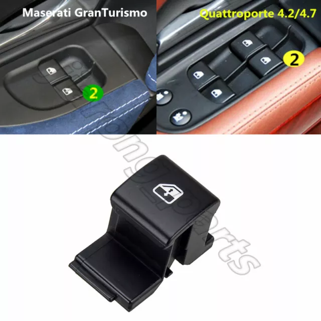 Auto Window Master Switch Button Cover No.2 For Maserati GT Quattroporte4.2/4.7