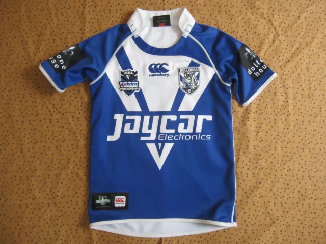 Maillot rugby Canterbury Bankstown Bulldogs Australie vintage Jersey - 12 ans