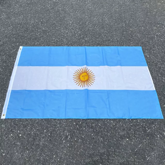 ARGENTINA National Flag Argentine Republic Banner Sun of May Symbol 90*150cm