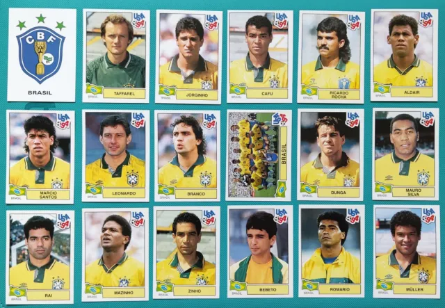 RARE!!! Brazil - Panini USA 94 World Cup Story Stickers