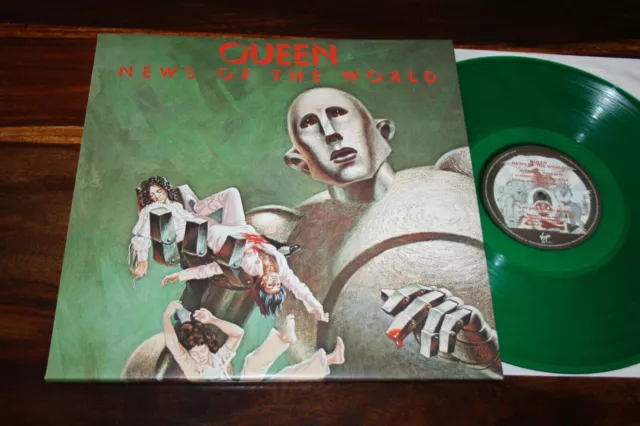 Queen News of the world LP GREEN COLORED 180g VINYL 2015 Half Speed Mastered