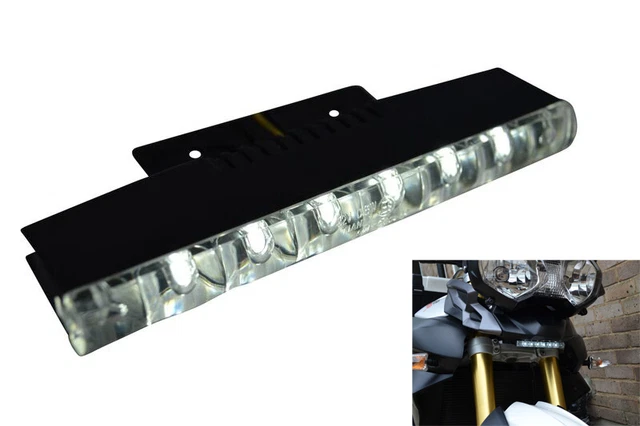 Pack De 2 Feux Auxiliaires LED Pour Moto - Feux De Brouillard Ou Jour (DRL) | Installation Facile | Puissance Et Style
