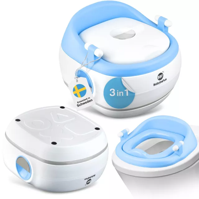 BabybeFun 3in1 Pots + Siège de Toilette Enfants comme Neuf