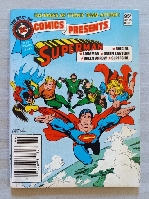 Best Of Dc Blue Ribbon Digest #13, Superman, Fn-Vf, Bronze Age, 1981