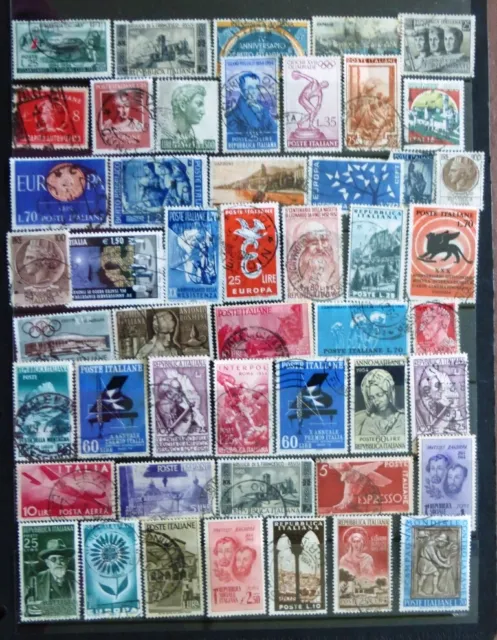 Selection of Used/cancelled Stamps from Italy No XS-123