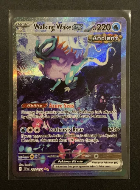 Walking Wake Ex - 205/162 - Illustration selten - Temporale Kräfte - Pokemon TCG