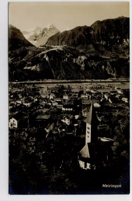 AK Meiringen, Gesamtansicht, Foto-AK um 1930