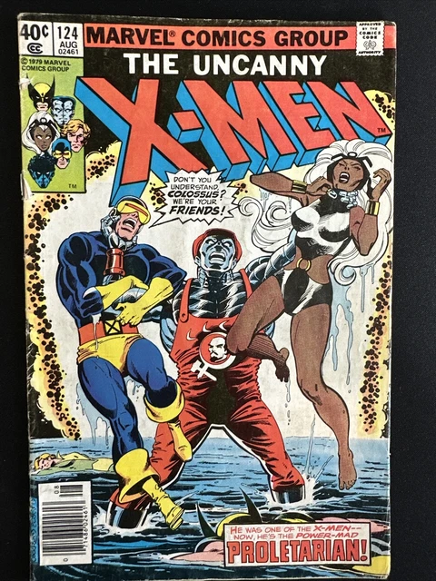 The Uncanny X-men #124 Marvel Comics Bronze Age Claremont 1st Print Good