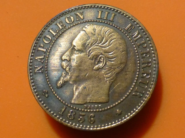 2 Centimes - Napoleon Iii - 1856 Bb - Recherchee & Qualite Tb+ !