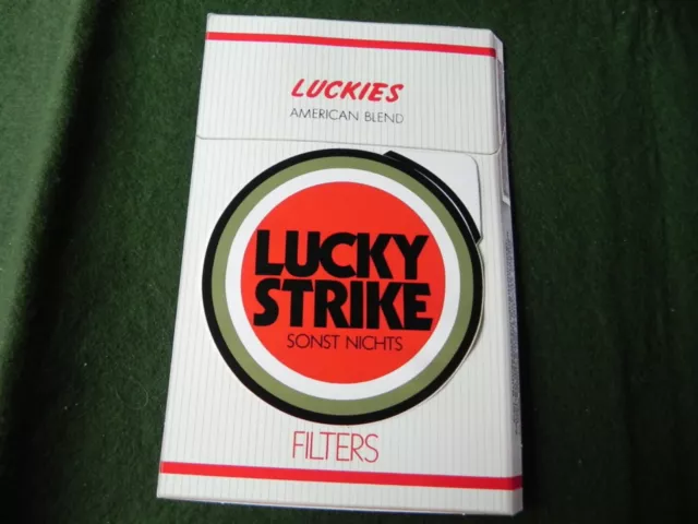 Lucky Strike Aufkleber „LUCKY STRIKE sonst nichts“ NEU unbenutzt. VINTAGE 80er J