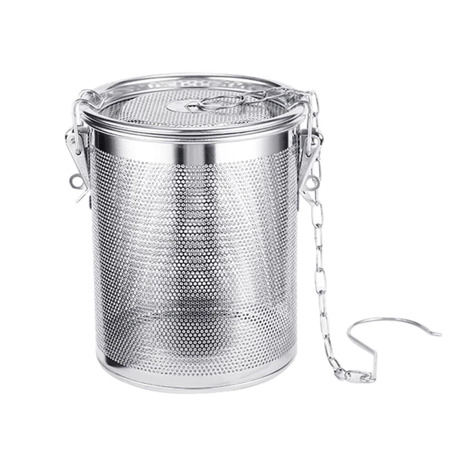 Infuseur à Thé En Acier Inoxydable 304 - Boule à Thé Avec Chaîne Et Crochet - Pour Thé, épices, Soupes - Lavable Au Lave-vaisselle - 5