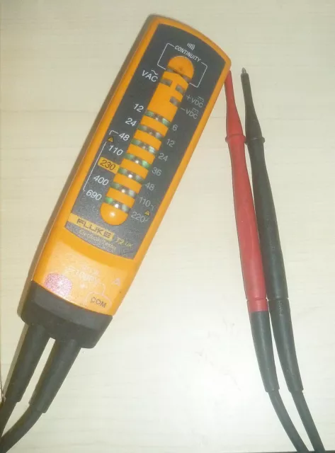 Fluke T2 us 1000V Cat III AC DC Tester elettrico per test di continuità