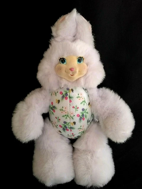 Vintage Fisher Price Hannahberry Stuffed Animal 10" Bunny Rabbit Briarberry