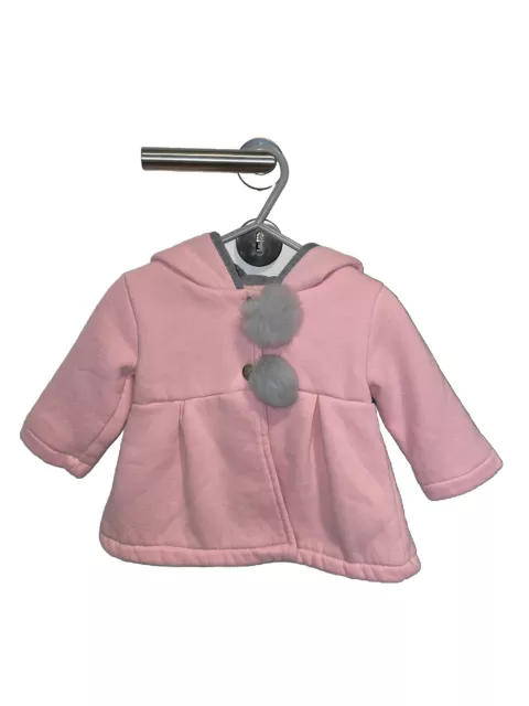 Kinder Baby Mädchen Plüsch Hase Ohr Kapuze Jacke Mantel Winter Herbst Jacken 2