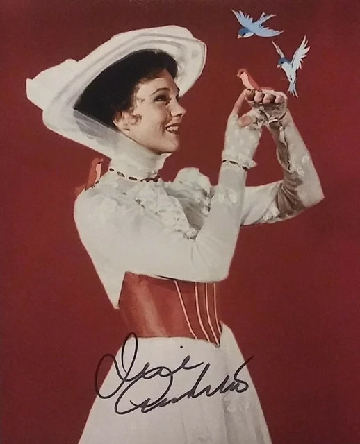 Julie Andrews Signed 8x10