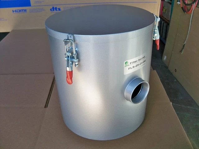 2-1/2" AIR FILTER, FILTER BARREL FOR REGENERATIVE BLOWER 2-1/2" Inlet