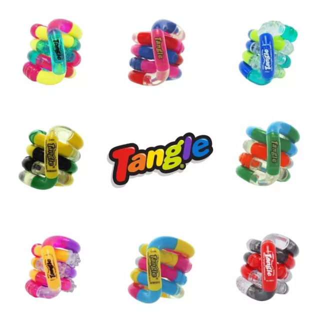 Tangle Fidget Sensory Toy Tactile Special Needs/ Autism Crazy TEXTURED Colours